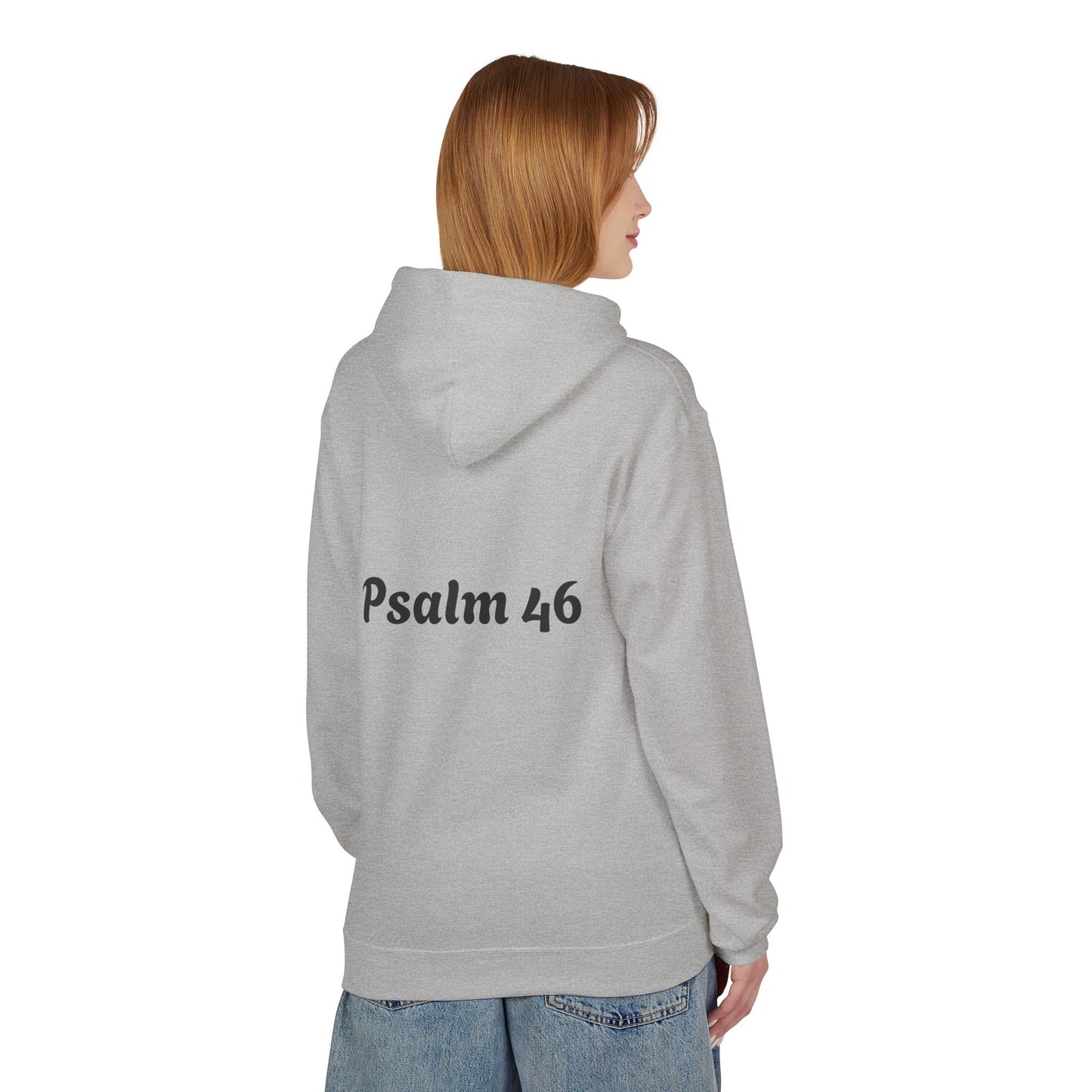 Religious Hoodie - God is with Her Midweight Softstyle Fleece Hoodie