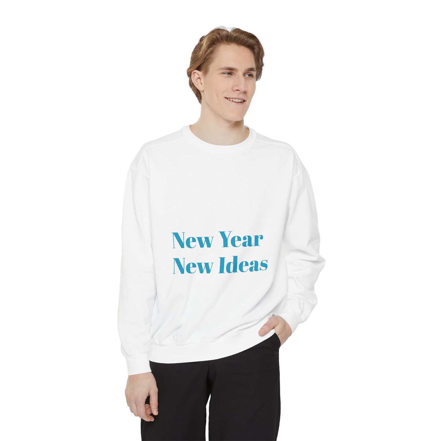 New Year Cozy Garment-Dyed Sweatshirt
