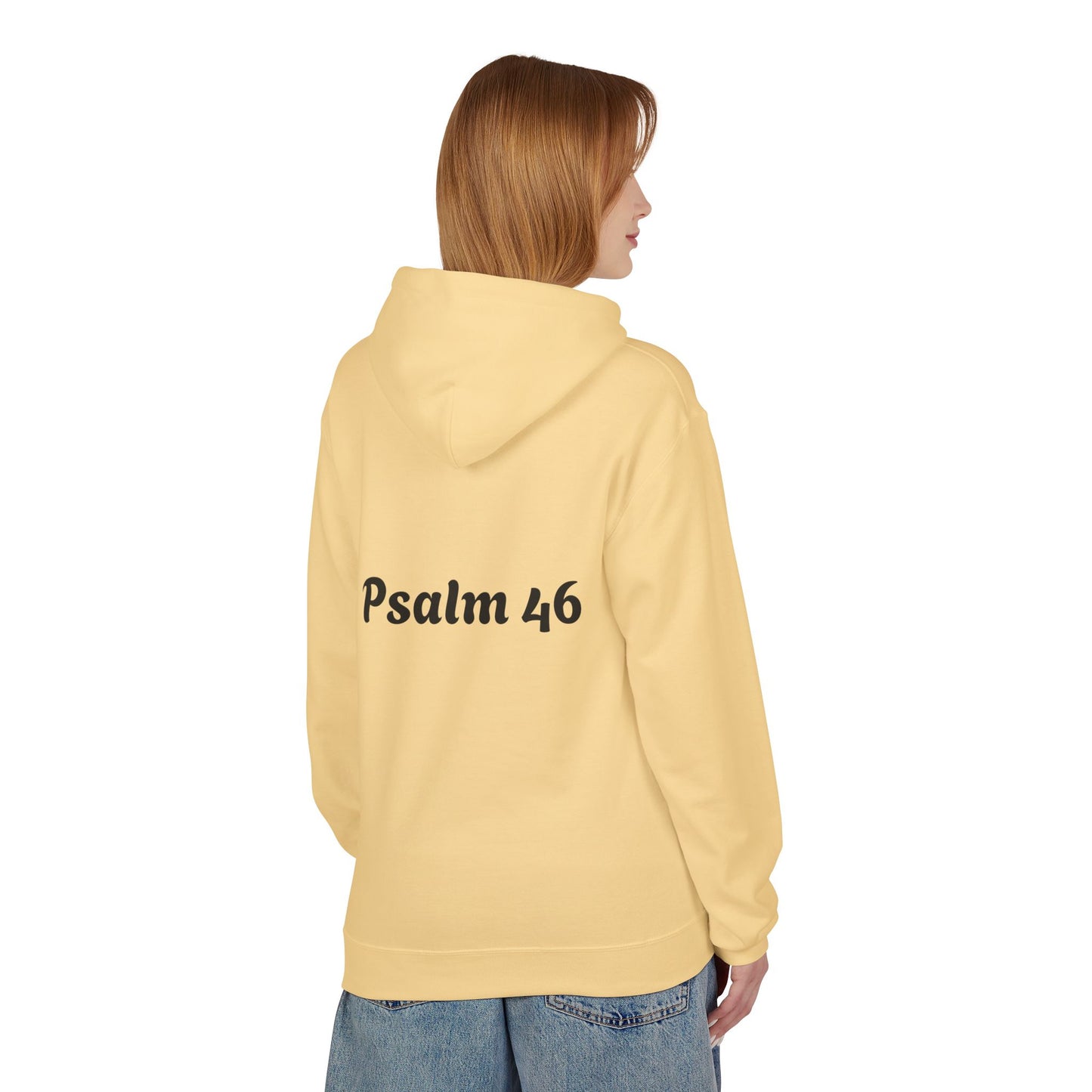 Religious Hoodie - God is with Her Midweight Softstyle Fleece Hoodie