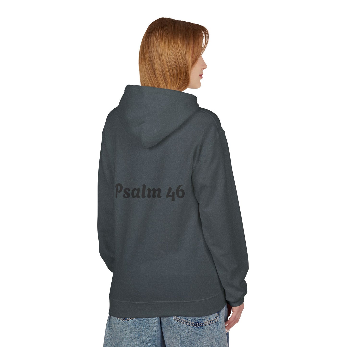 Religious Hoodie - God is with Her Midweight Softstyle Fleece Hoodie