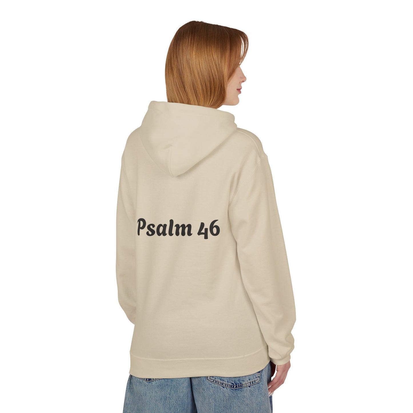 Religious Hoodie - God is with Her Midweight Softstyle Fleece Hoodie