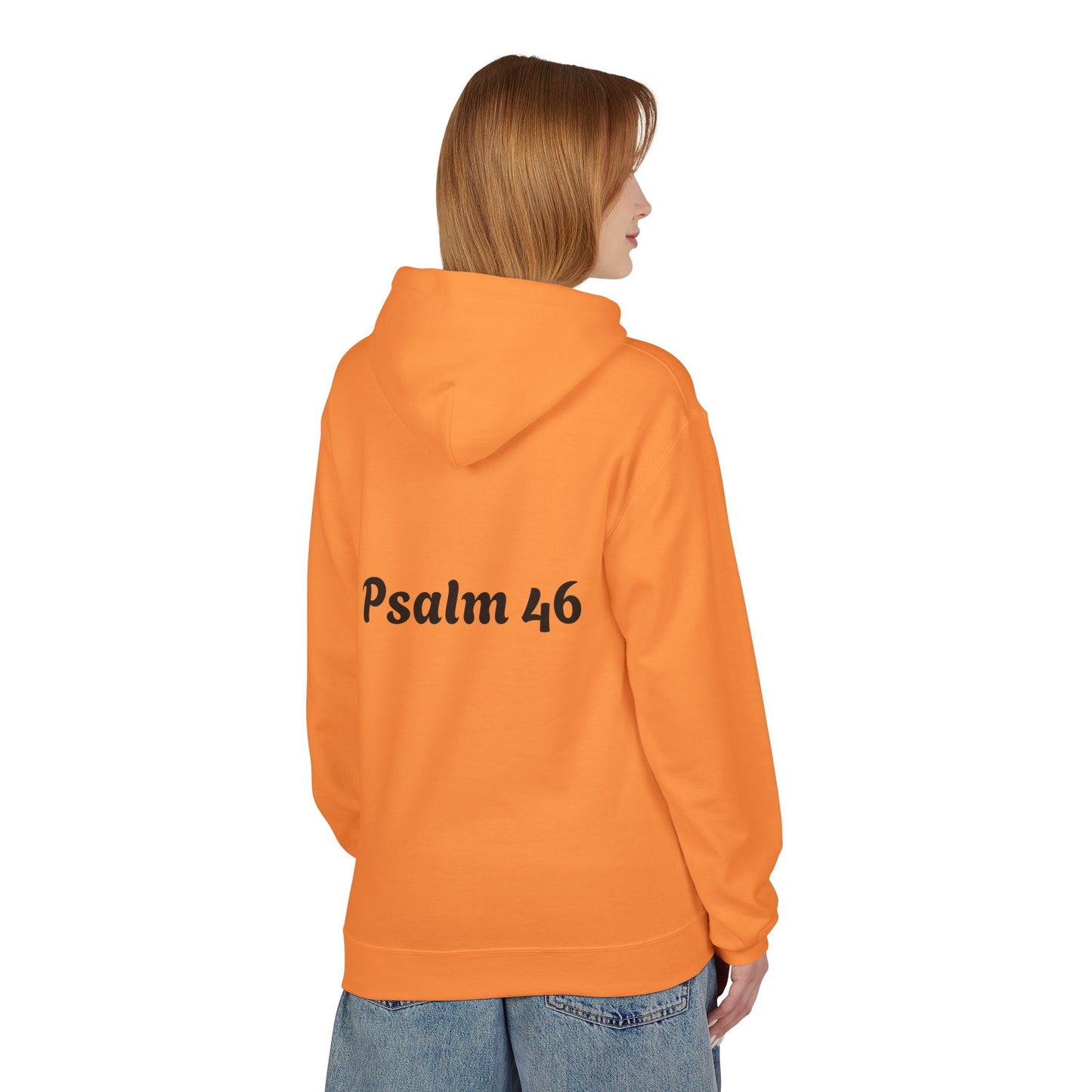 Religious Hoodie - God is with Her Midweight Softstyle Fleece Hoodie