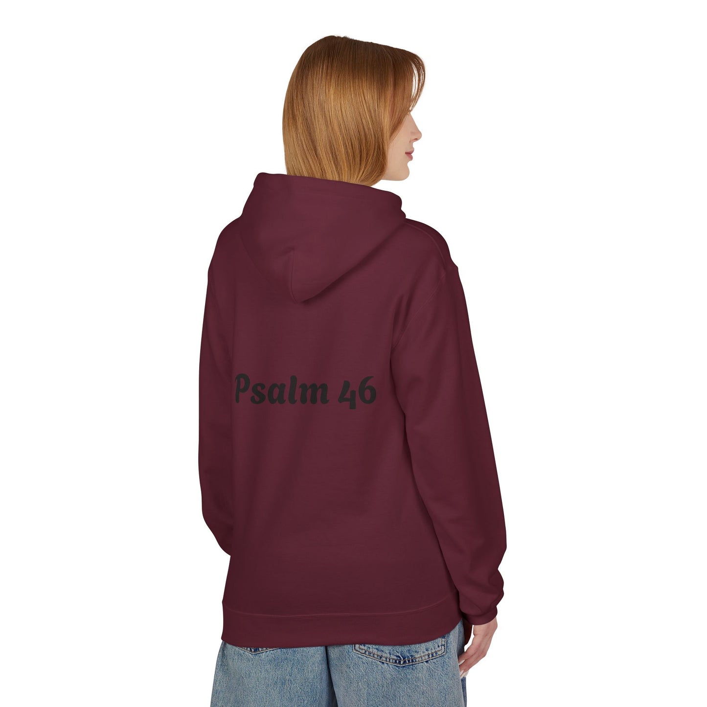 Religious Hoodie - God is with Her Midweight Softstyle Fleece Hoodie