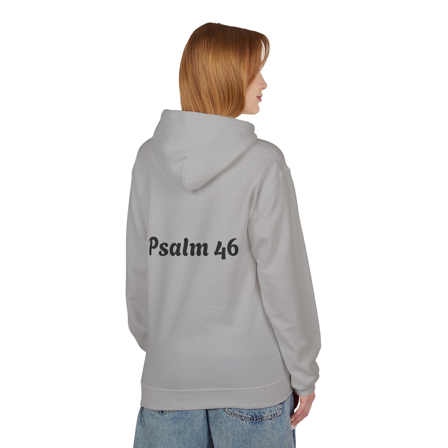 Religious Hoodie - God is with Her Midweight Softstyle Fleece Hoodie