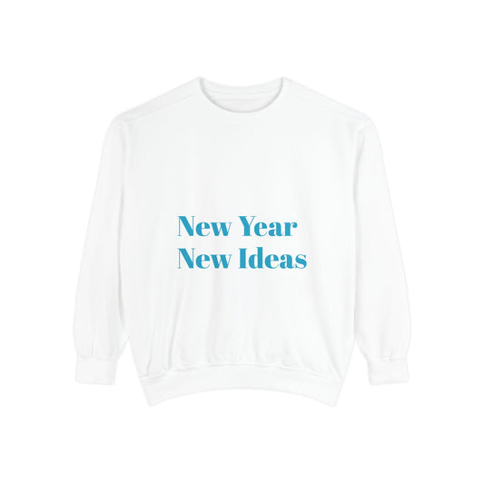 New Year Cozy Garment-Dyed Sweatshirt