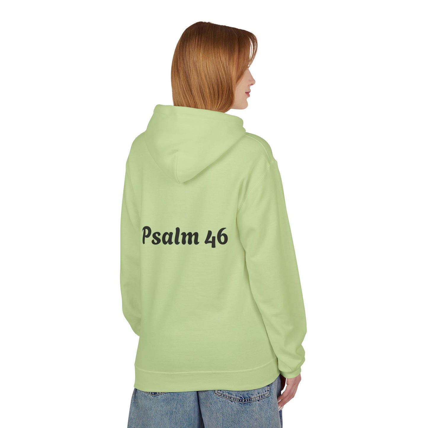 Religious Hoodie - God is with Her Midweight Softstyle Fleece Hoodie