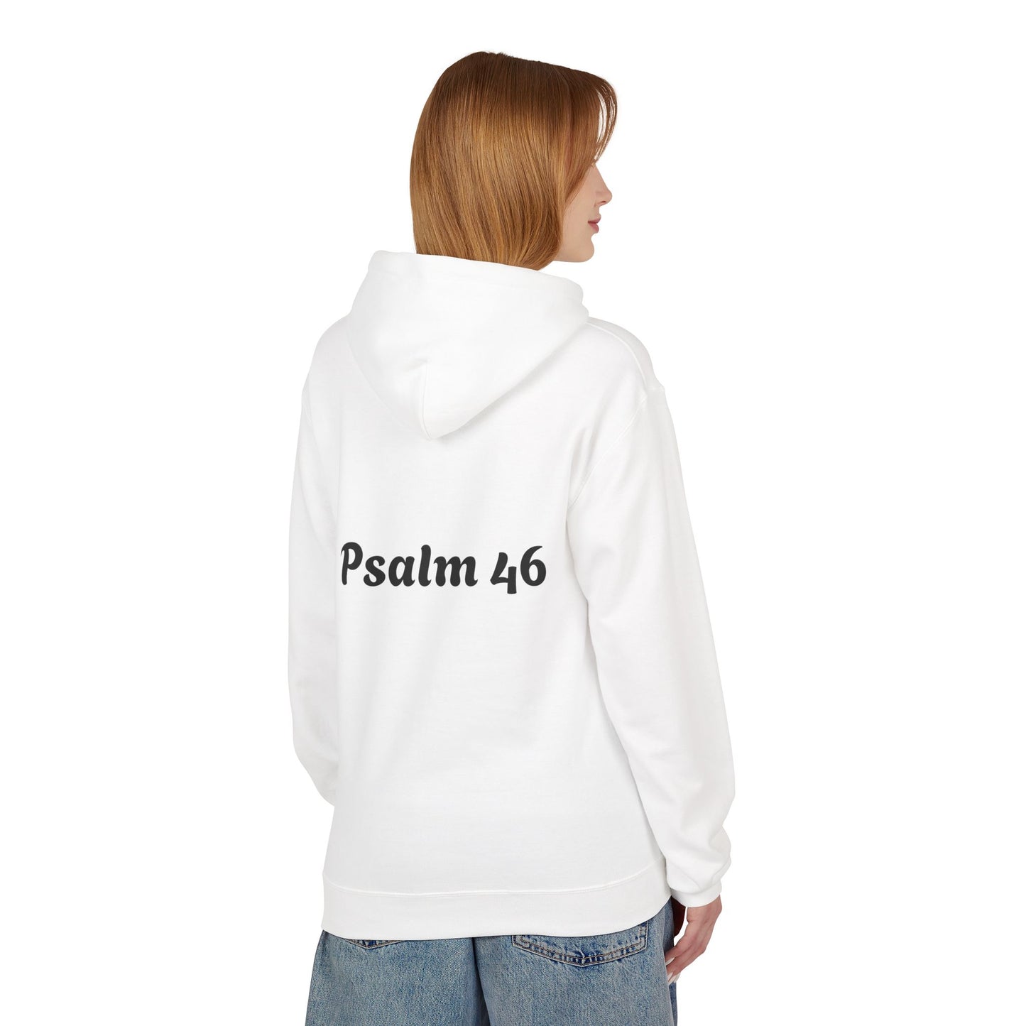 Religious Hoodie - God is with Her Midweight Softstyle Fleece Hoodie