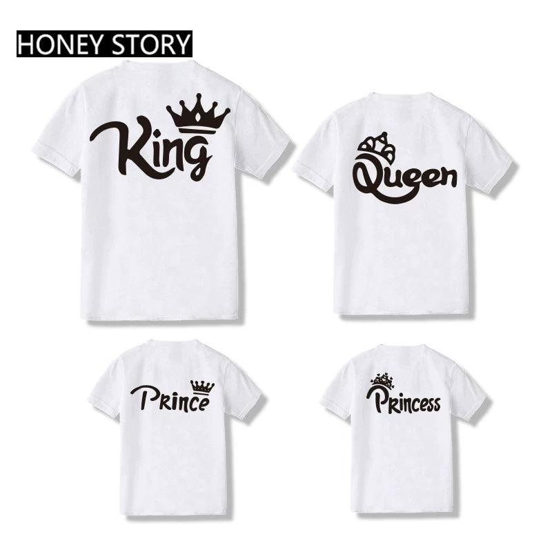 Parent-Child Clothes with Letter Print