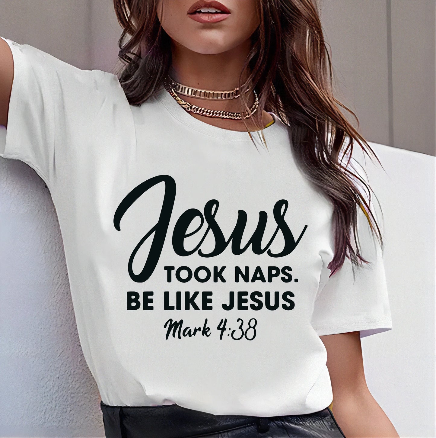 Jesus Took Naps Be Like Jesus Men's Christian T-Shirt T-shirt Fashion Casual Summer Top 2025 New Harajuku Womans Clothing