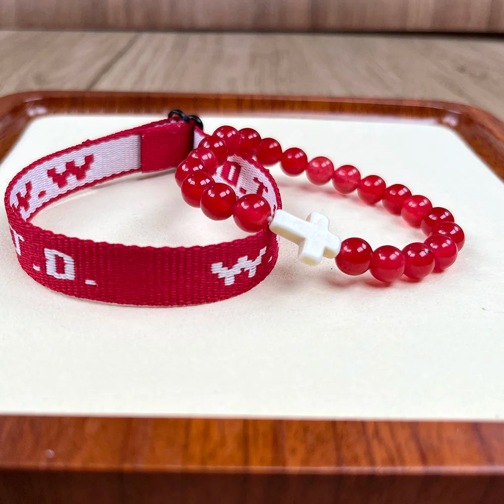 2pc what would jesus do wwjd bracelets pack hwlf w.w.j.d bracelet he would love first elevated faith christian cross gifts