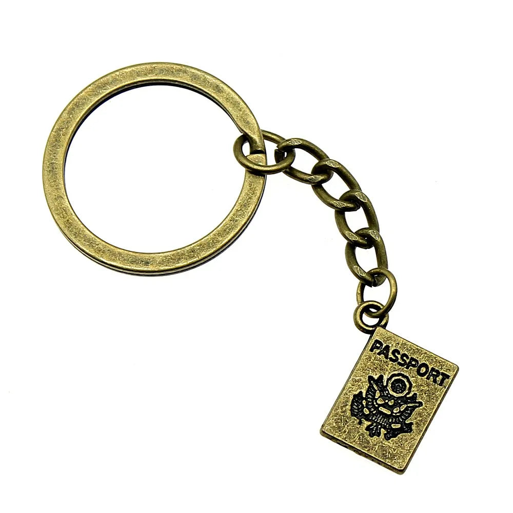1 Piece Vintage Jesus Christianity Accessory Car Keychain Cross Keychain Handmade DIY Jewelry Car Key Chain Ring Holder For Men