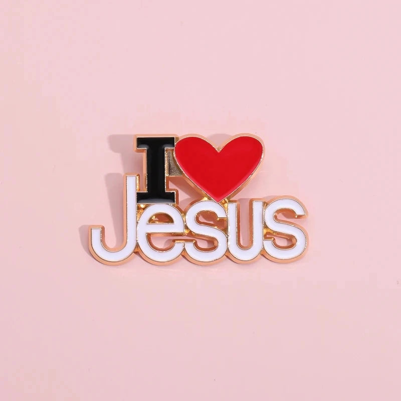Jesus Club Enamel Pin Jesus Has My Back Emblems Religion Brooches Lapel Badge Jewelry Gifts For Christian