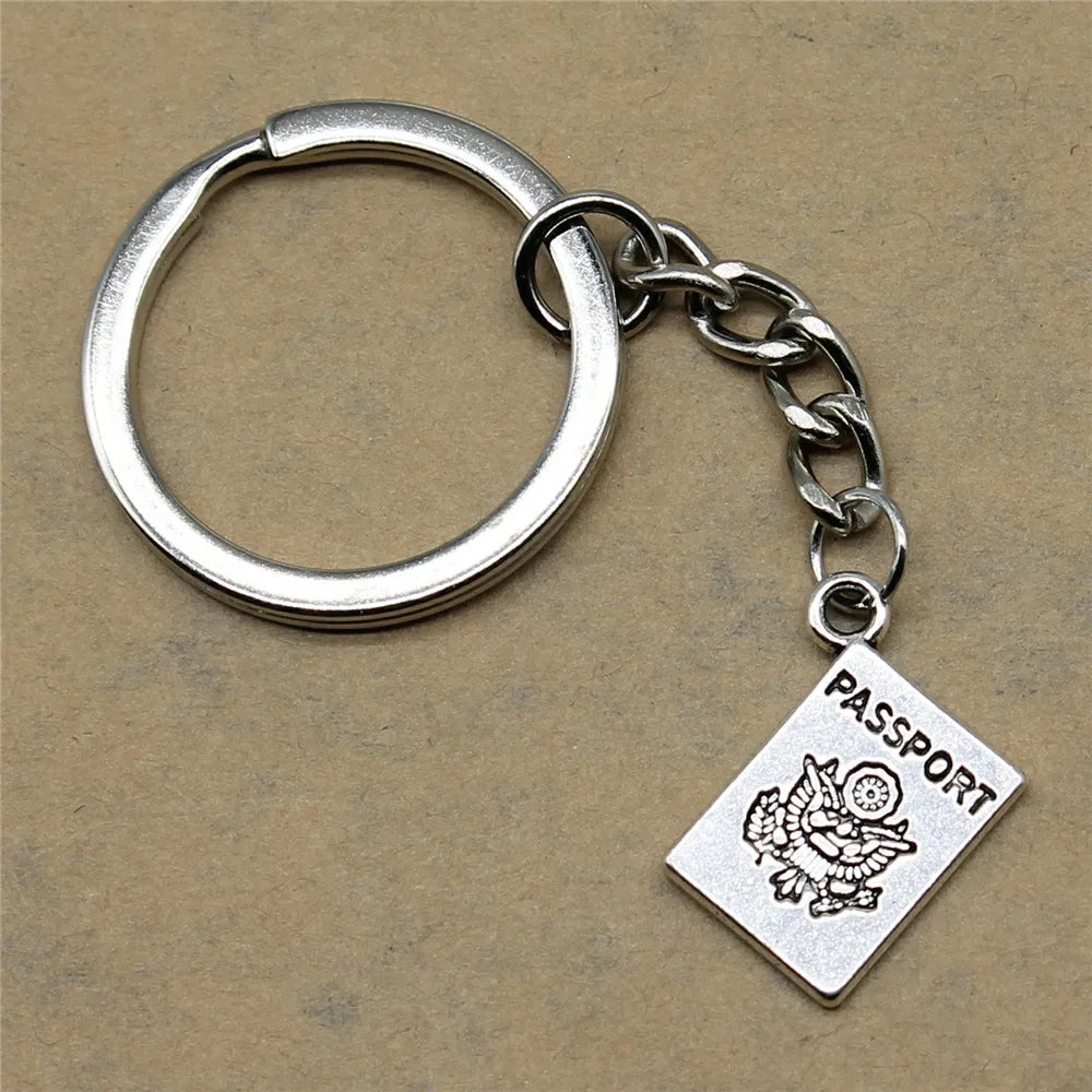 1 Piece Vintage Jesus Christianity Accessory Car Keychain Cross Keychain Handmade DIY Jewelry Car Key Chain Ring Holder For Men