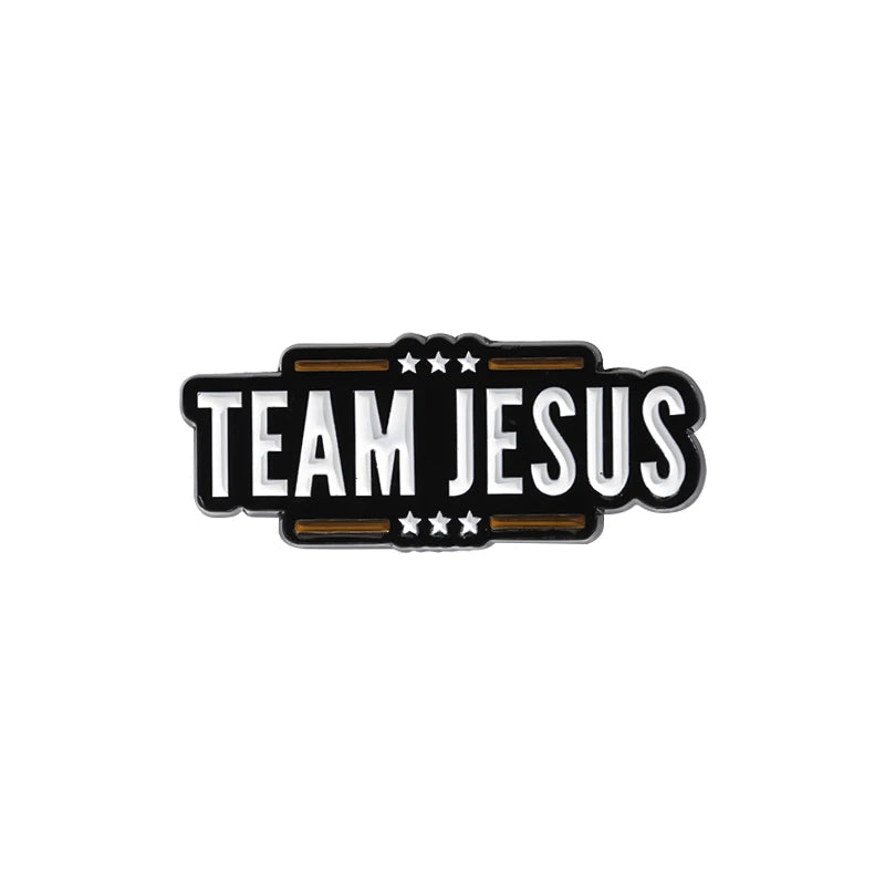Jesus Club Enamel Pin Jesus Has My Back Emblems Religion Brooches Lapel Badge Jewelry Gifts For Christian