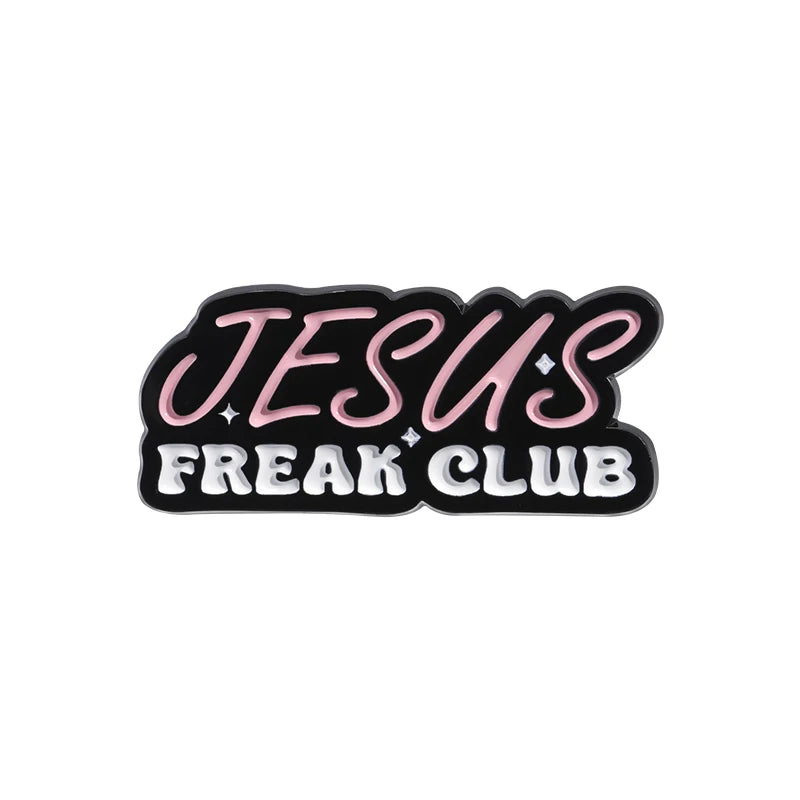 Jesus Club Enamel Pin Jesus Has My Back Emblems Religion Brooches Lapel Badge Jewelry Gifts For Christian