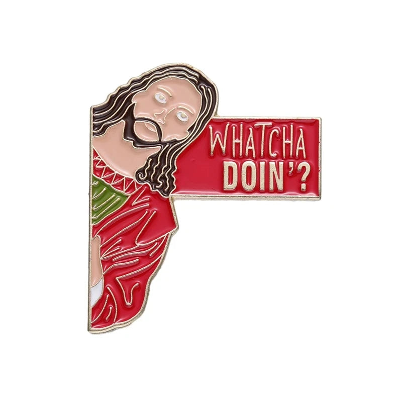 Jesus Club Enamel Pin Jesus Has My Back Emblems Religion Brooches Lapel Badge Jewelry Gifts For Christian