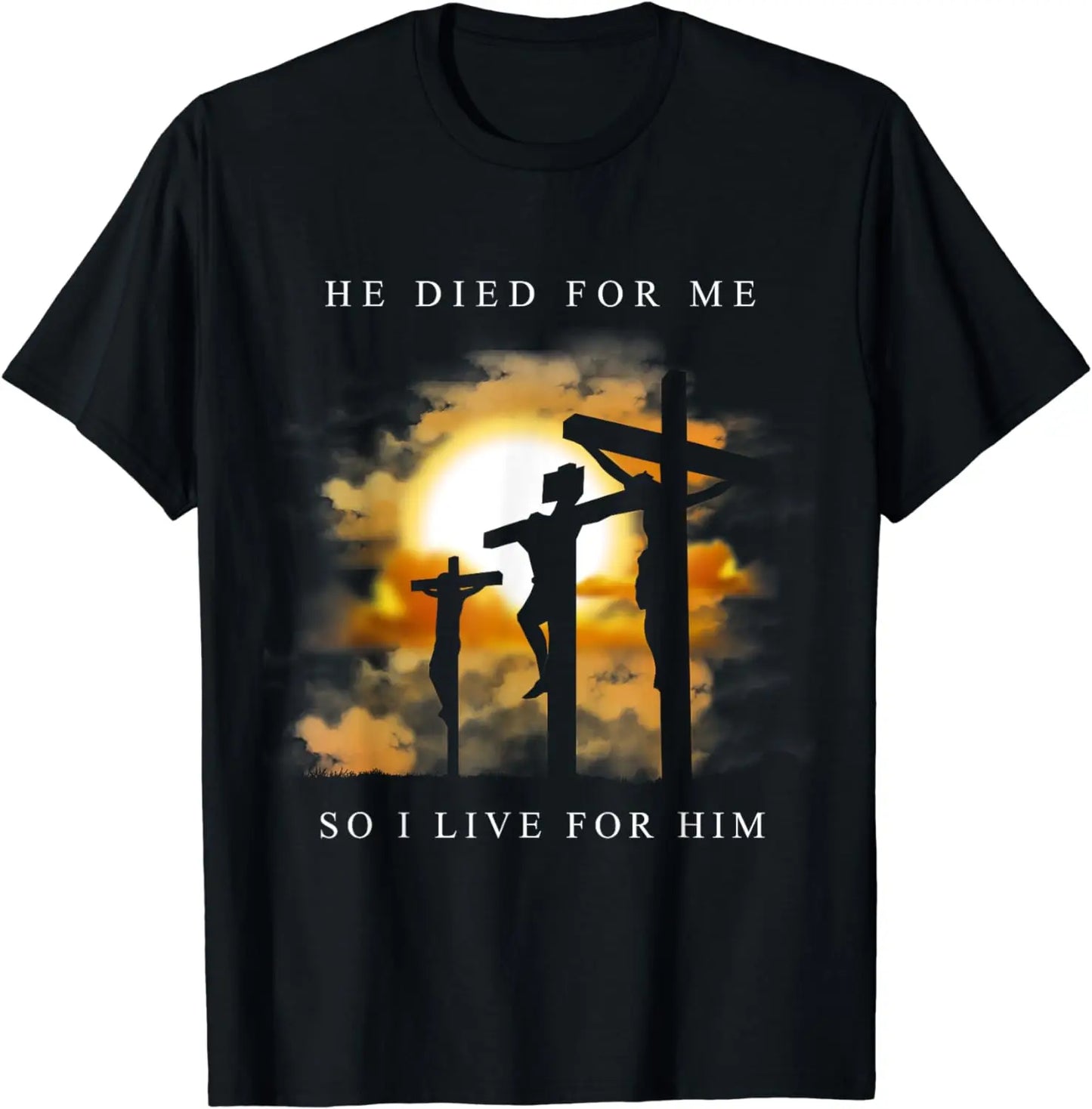Christian Bible Verse - Jesus Died for Me T-Shirt  Mens T Shirts  Streetwear  Camisetas