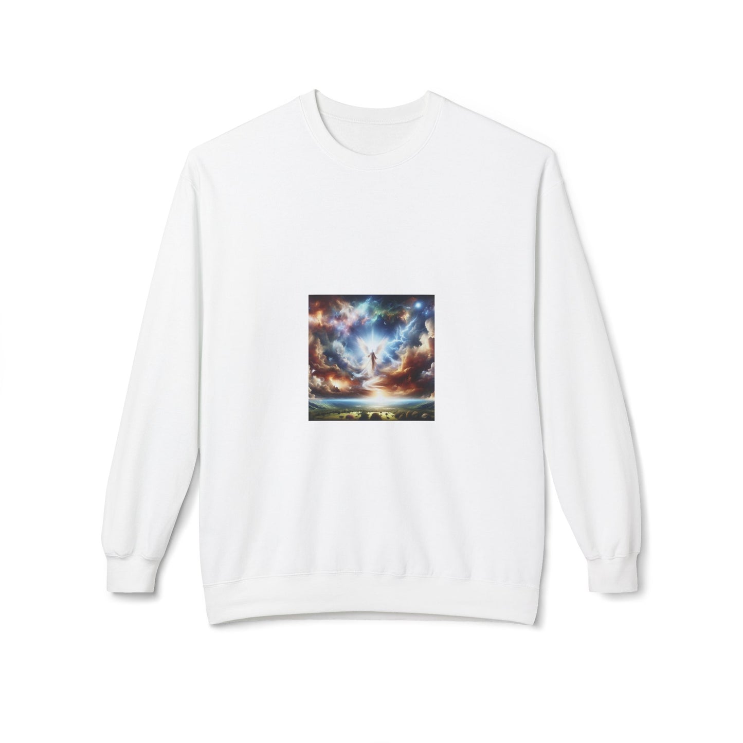 Angelic Soft style Fleece Crewneck Sweatshirt - Comfort and Style Combined