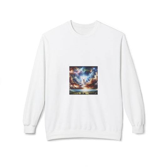 Angelic Soft style Fleece Crewneck Sweatshirt - Comfort and Style Combined