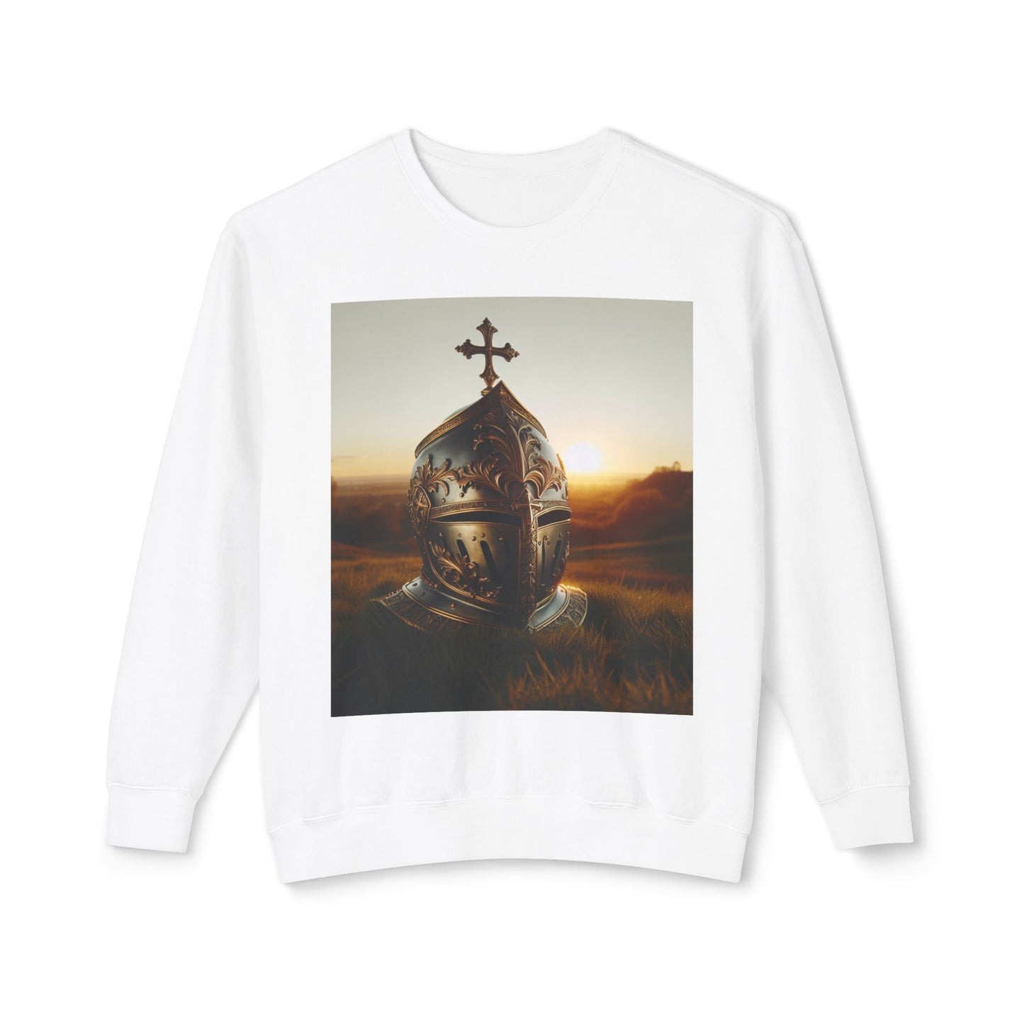 Helmet of Salvation Unisex Lightweight Sweatshirt